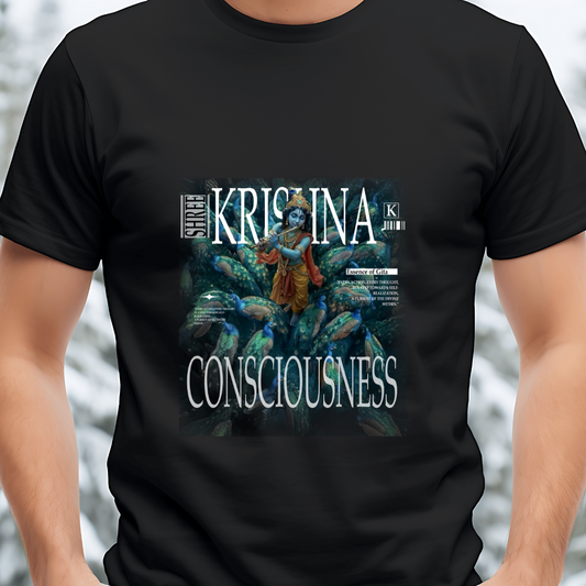 Shree Krishna Consciousness Spiritual T-Shirt