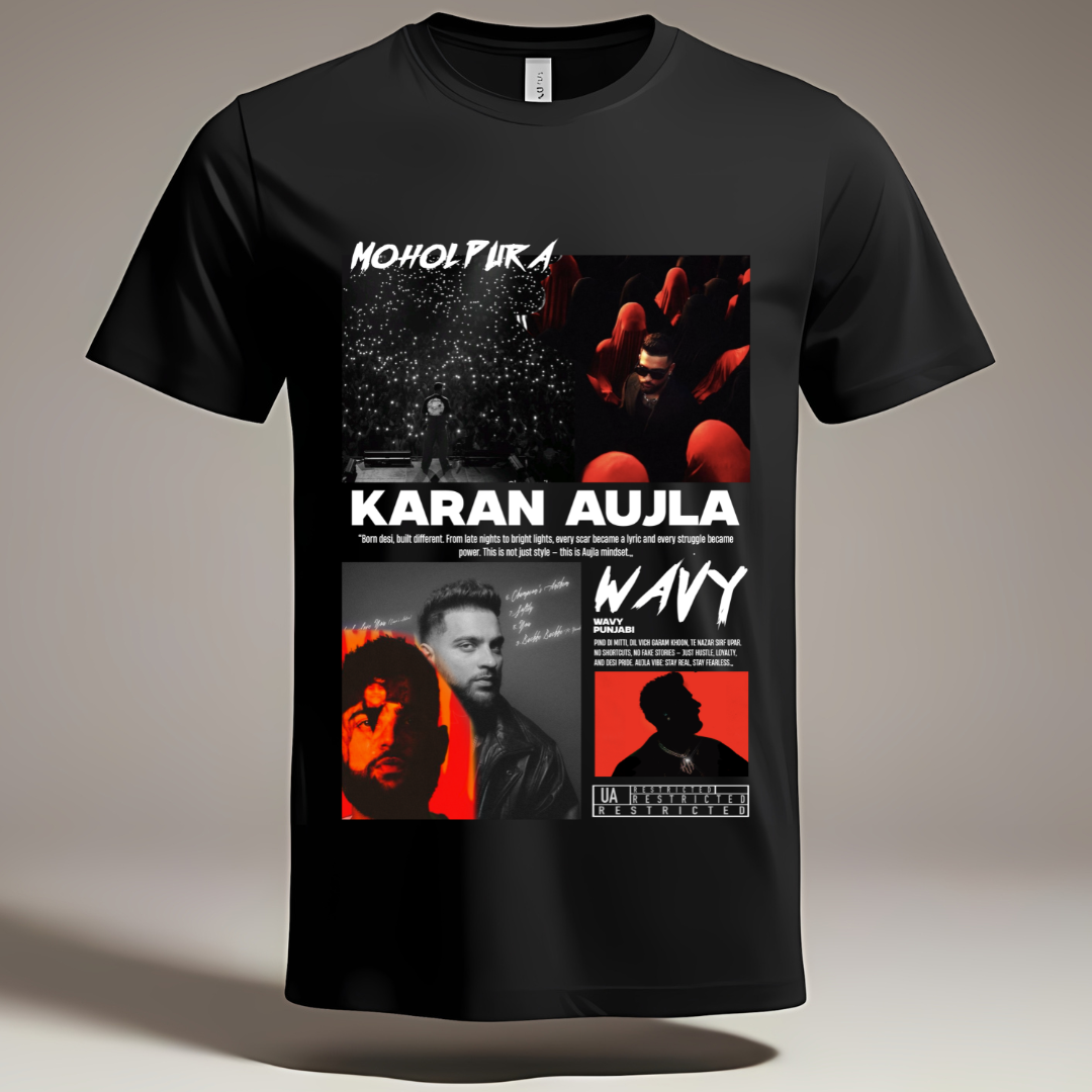 Karan Aujla Mohol Pura Wavy T-Shirt
