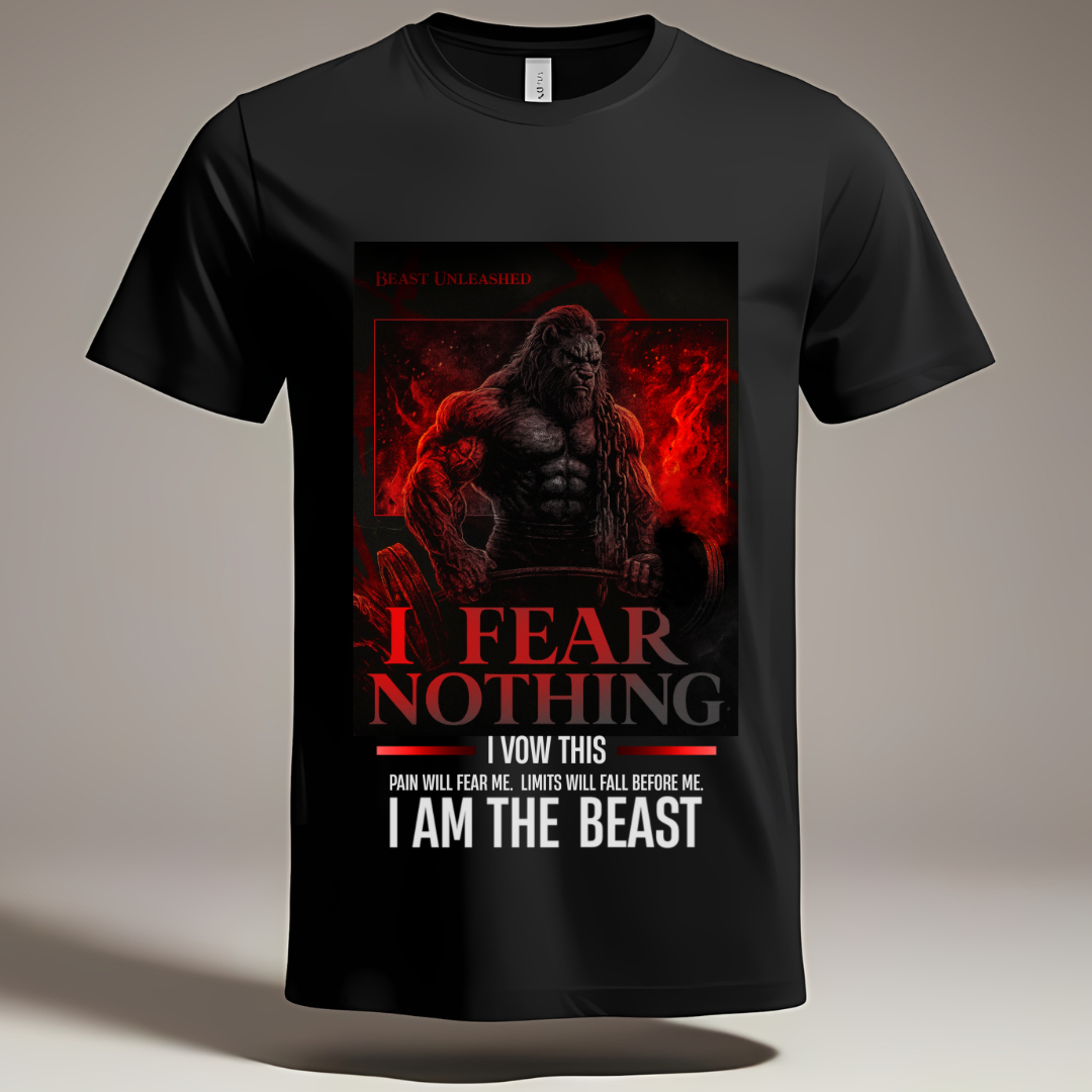 I Fear Nothing – I am the Beast T-Shirt