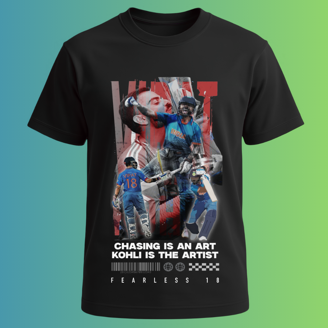 Virat Kohli Fearless 18 T-Shirt