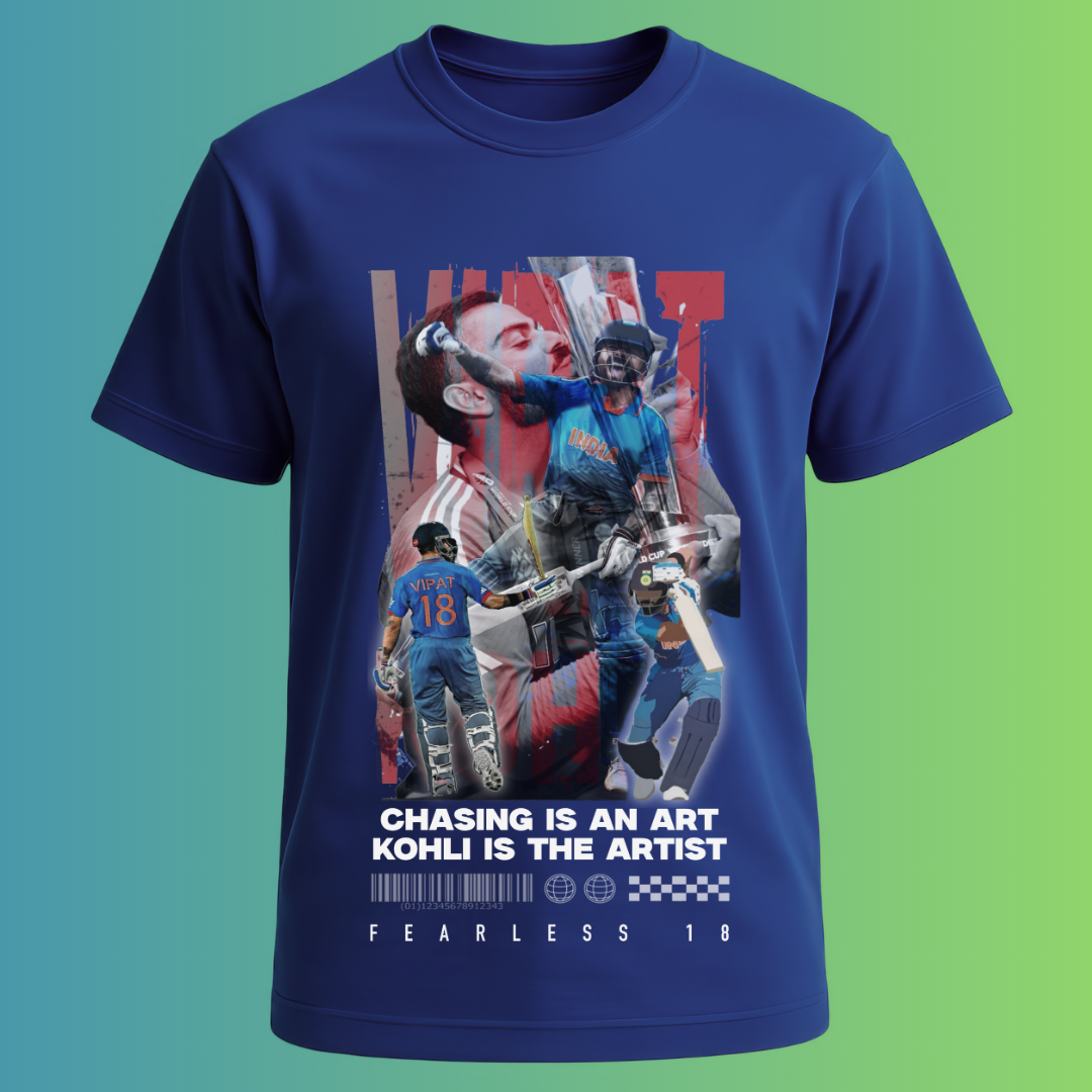 Virat Kohli Fearless 18 T-Shirt