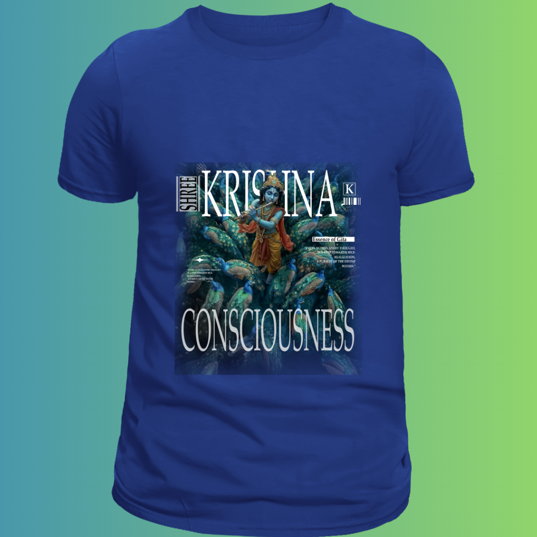 Shree Krishna Consciousness Spiritual T-Shirt