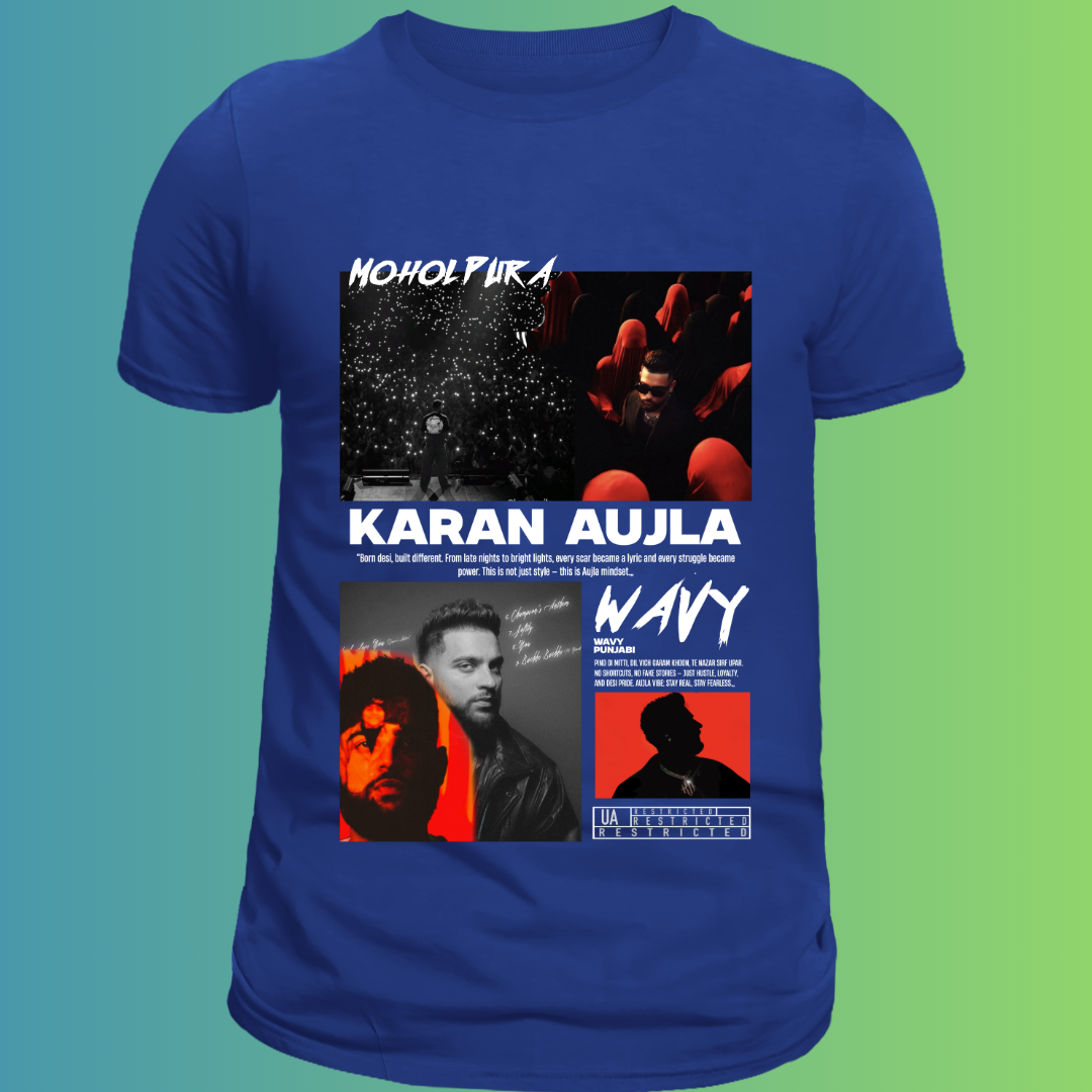 Karan Aujla Mohol Pura Wavy T-Shirt