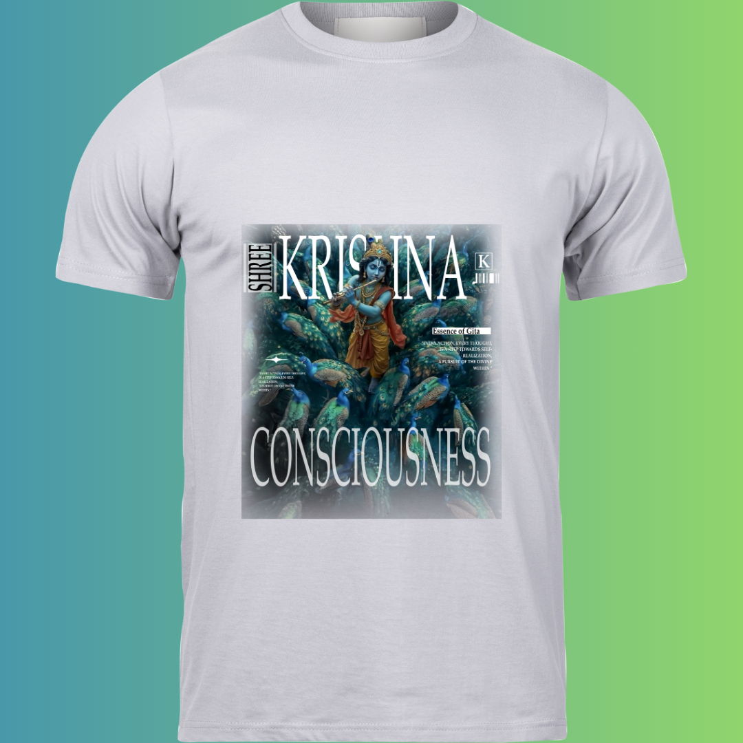 Shree Krishna Consciousness Spiritual T-Shirt