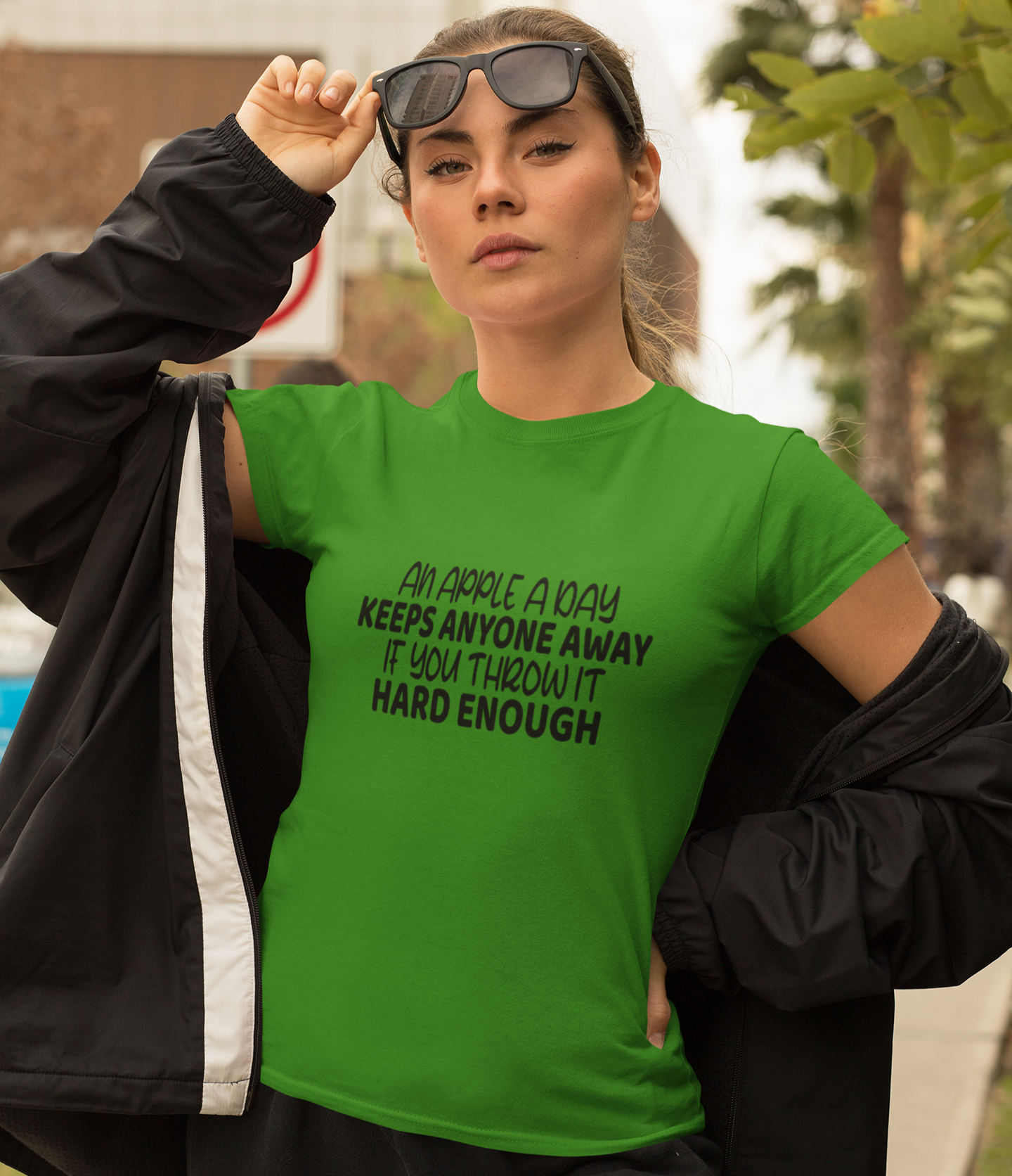 An Apple A Day Quote T-Shirt