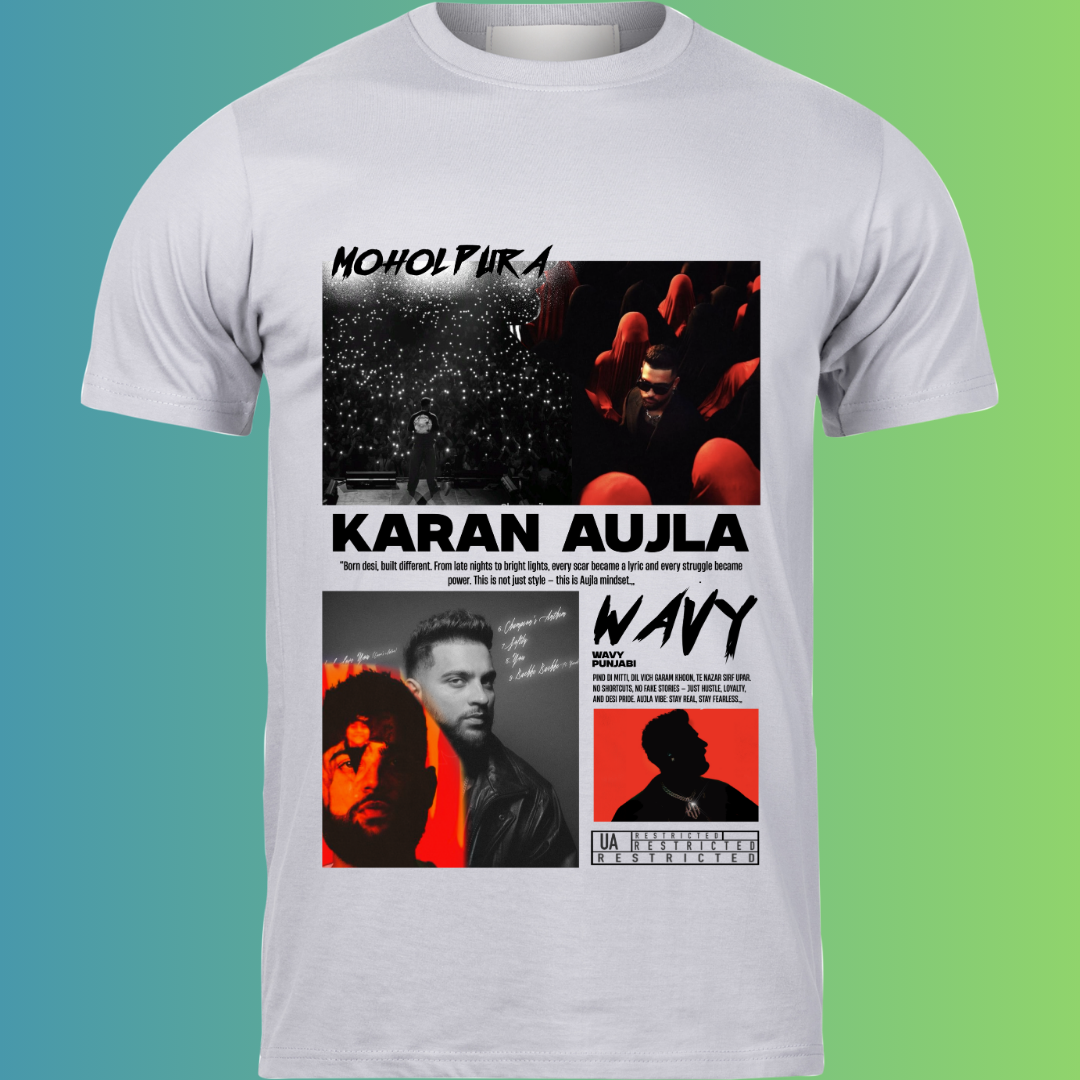 Karan Aujla Mohol Pura Wavy T-Shirt