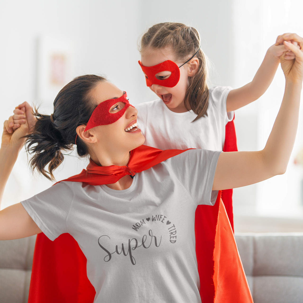 Super Mom Wife Tired T-Shirt
