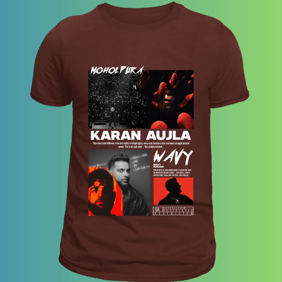 Karan Aujla Mohol Pura Wavy T-Shirt