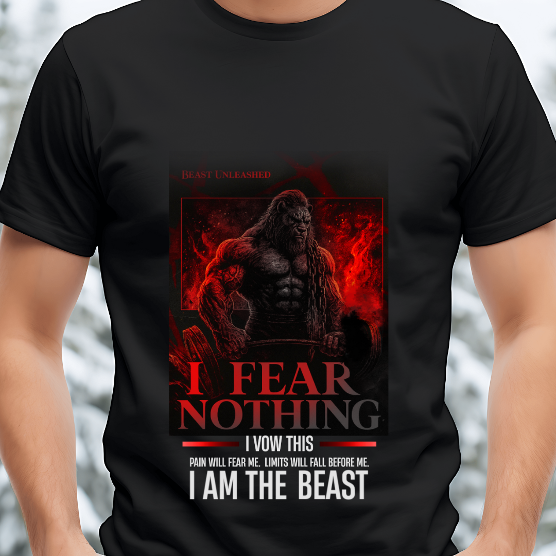 I Fear Nothing – I am the Beast T-Shirt