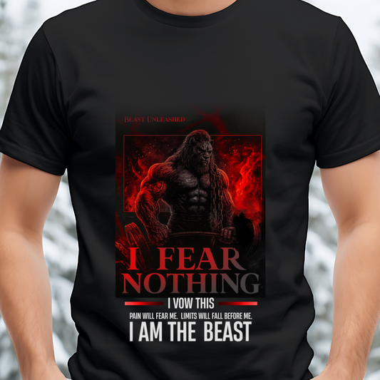 I Fear Nothing – I am the Beast T-Shirt
