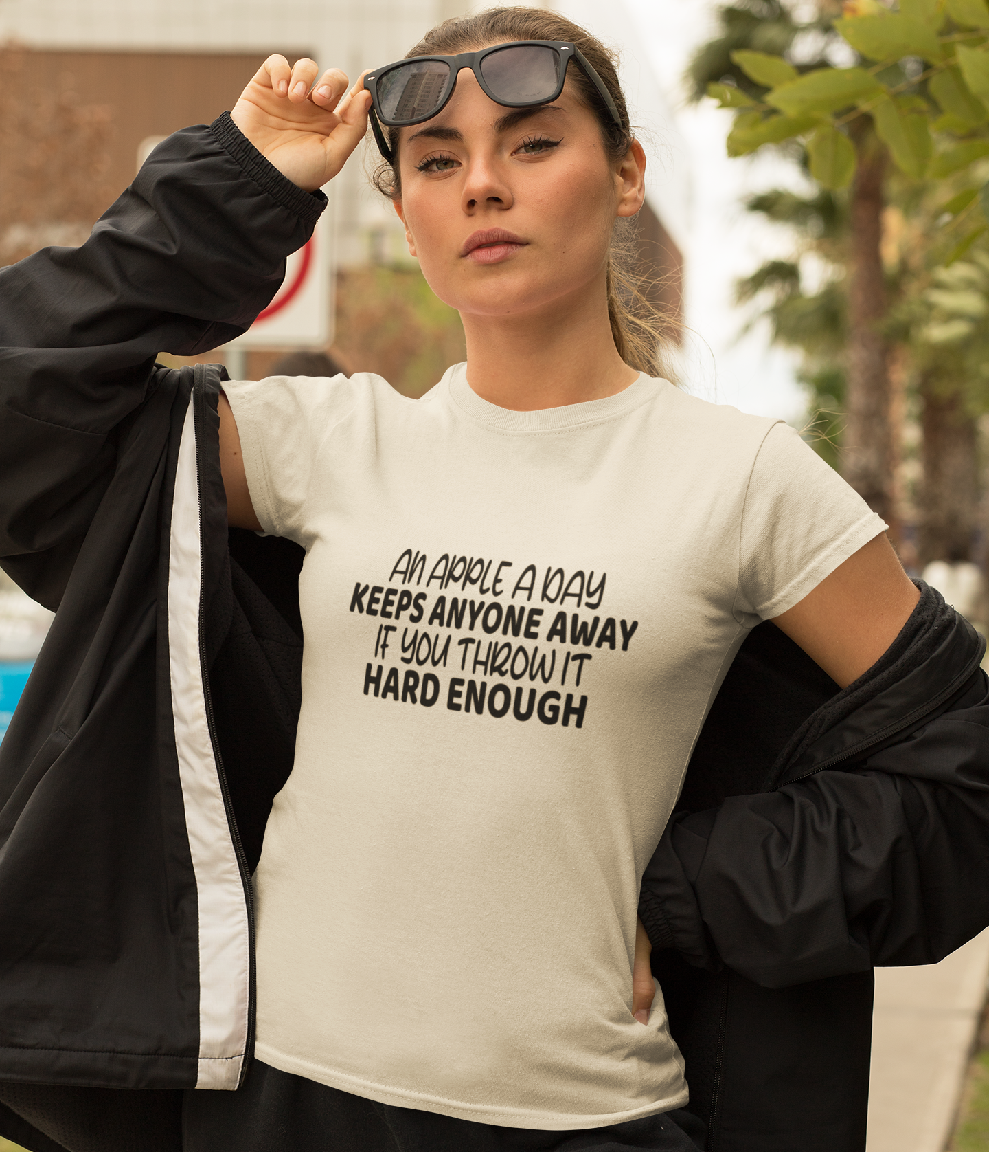 An Apple A Day Quote T-Shirt