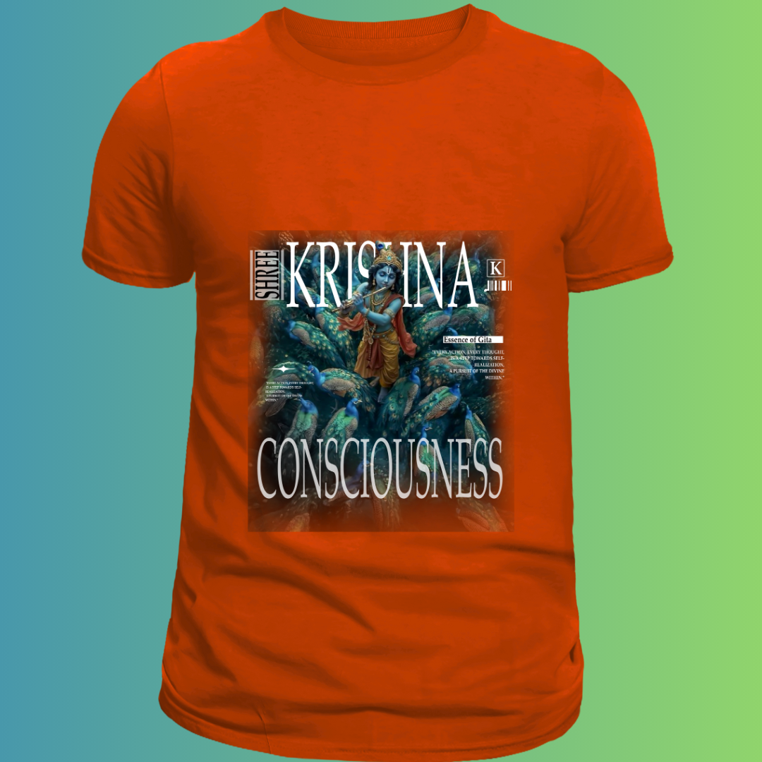 Shree Krishna Consciousness Spiritual T-Shirt