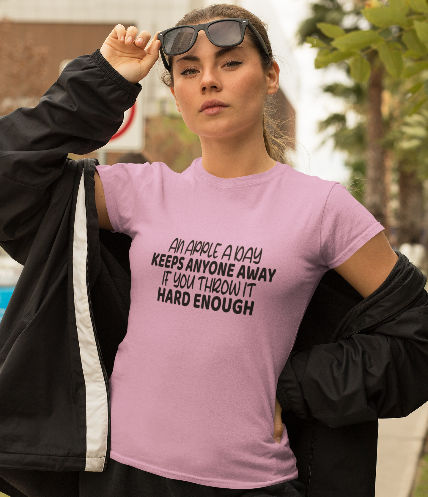 An Apple A Day Quote T-Shirt