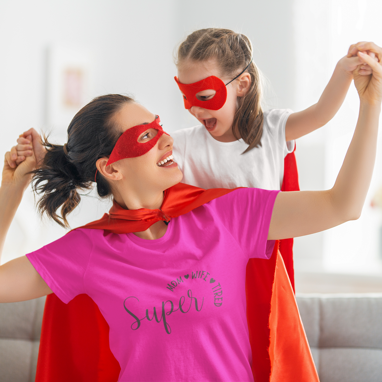 Super Mom Wife Tired T-Shirt