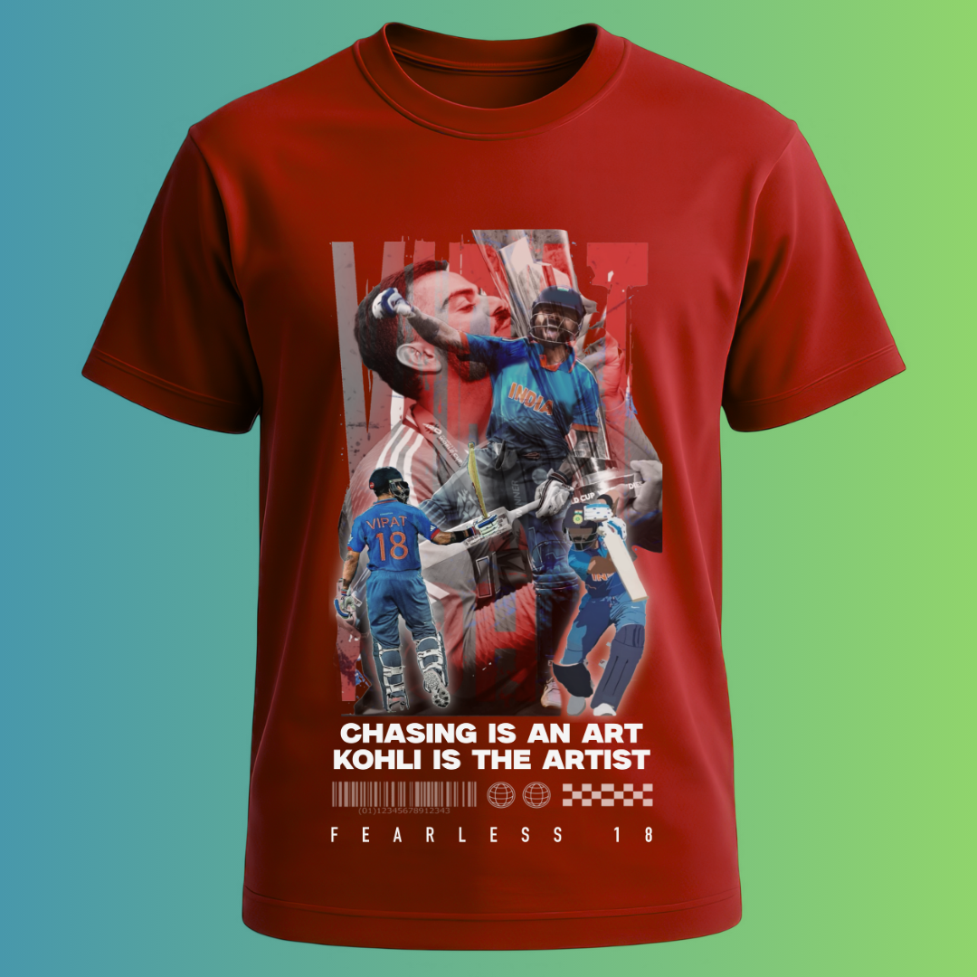 Virat Kohli Fearless 18 T-Shirt