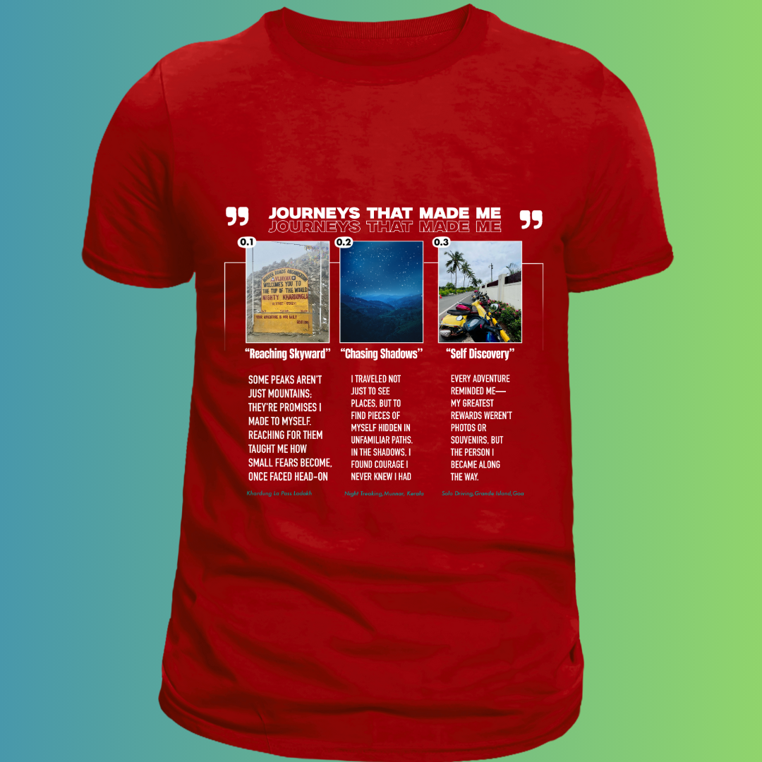 Journeys That Made Me - Travel Story T-Shirt