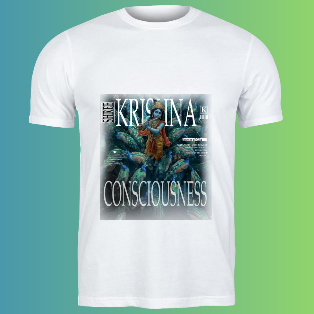 Shree Krishna Consciousness Spiritual T-Shirt