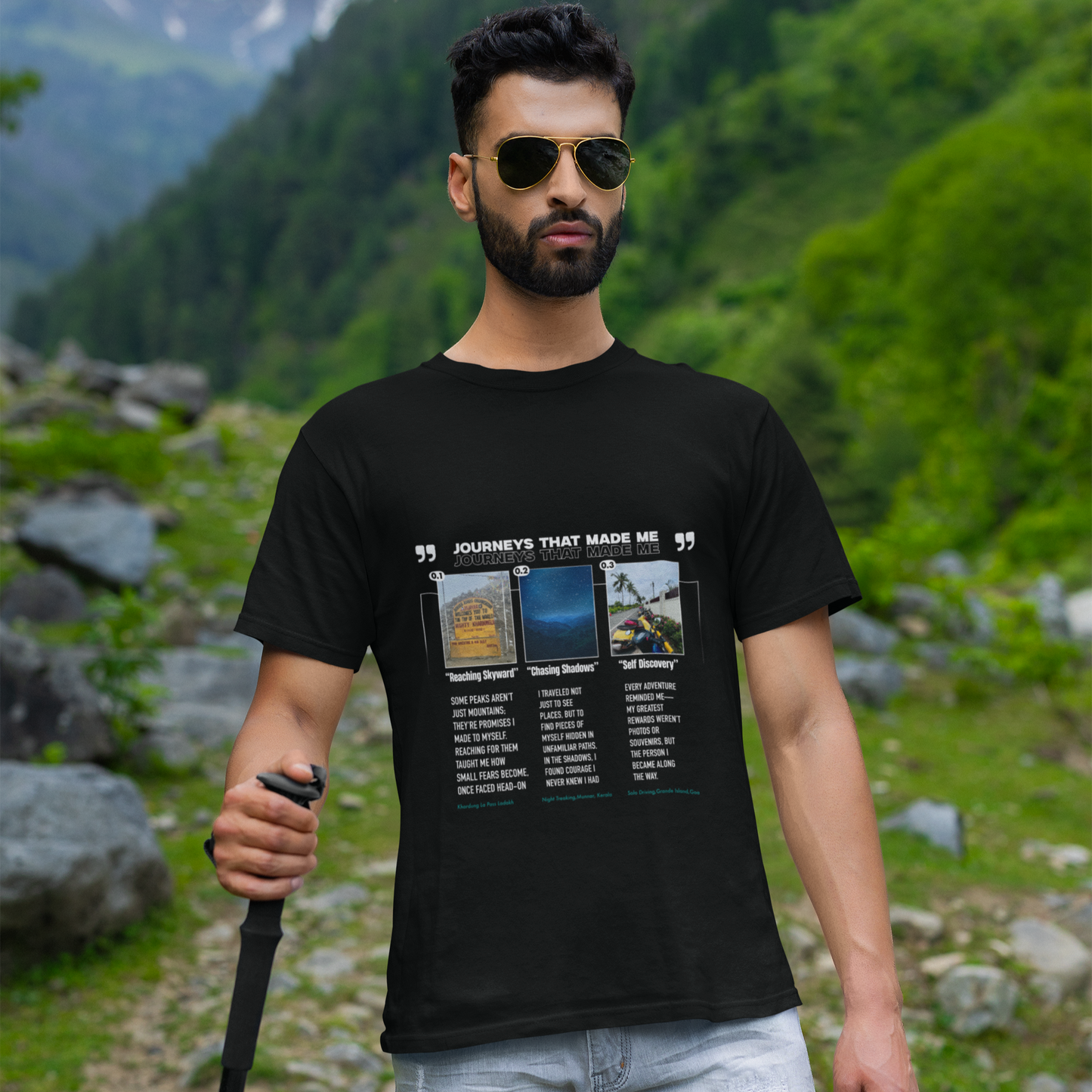 Journeys That Made Me - Travel Story T-Shirt