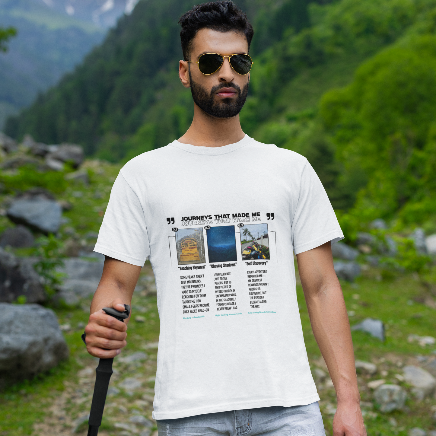 Journeys That Made Me - Travel Story T-Shirt